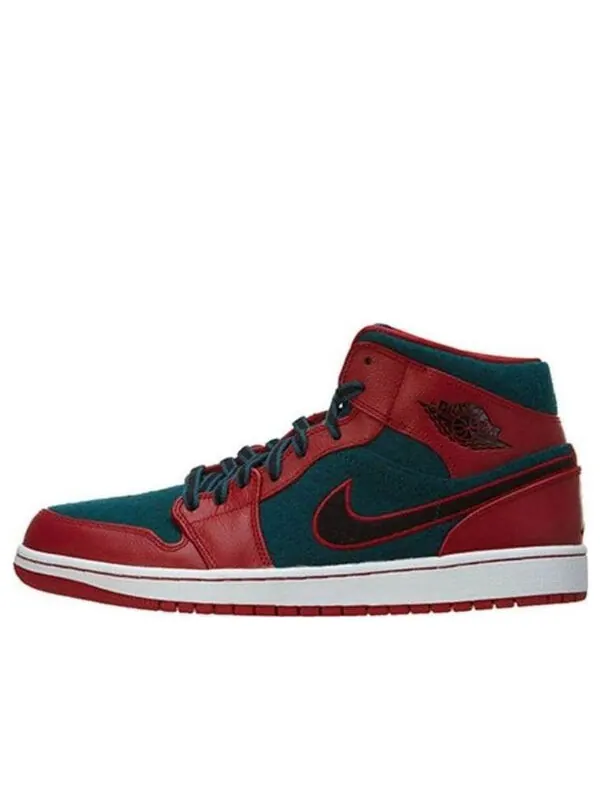 Кроссовки 1 средние Air Jordan — изображение 1 из 4, красный/черный-темный