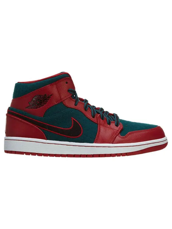 Кроссовки 1 средние Air Jordan — изображение 2 из 4, красный/черный-темный