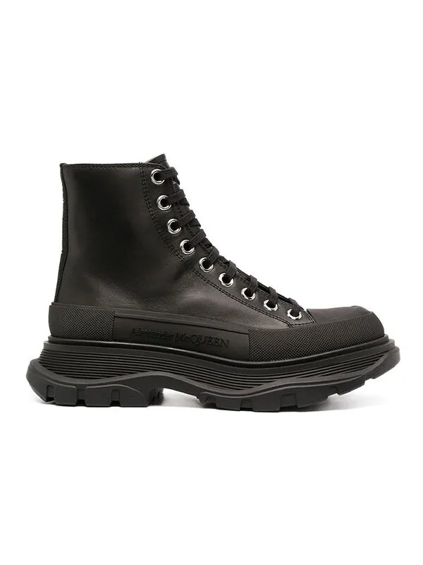 Кроссовки tread slick high 'black' Alexander Mcqueen — изображение 2 из 4, черный