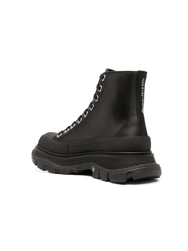 Кроссовки tread slick high 'black' Alexander Mcqueen — изображение 4 из 4, черный