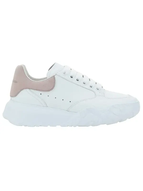 Кроссовки oversized court trainer 'white patchouli' Alexander Mcqueen — изображение 2 из 4, белый