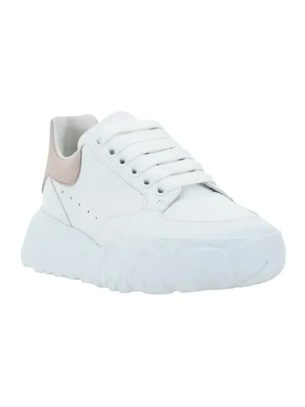 Кроссовки oversized court trainer 'white patchouli' Alexander Mcqueen — изображение 3 из 4, белый