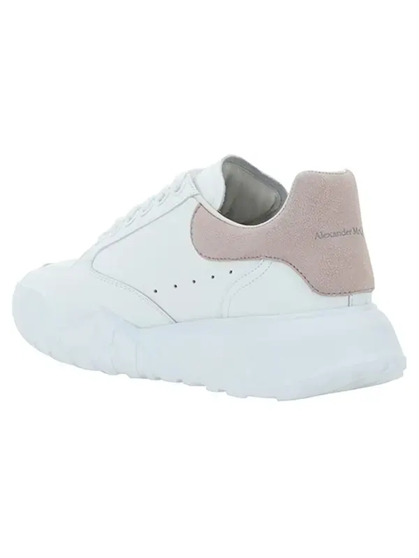Кроссовки oversized court trainer 'white patchouli' Alexander Mcqueen — изображение 4 из 4, белый