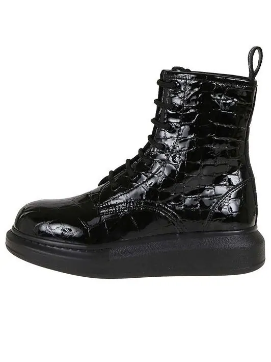 Кроссовки crocodile effect high hybrid boots 'black' Alexander Mcqueen — изображение 1 из 4, черный