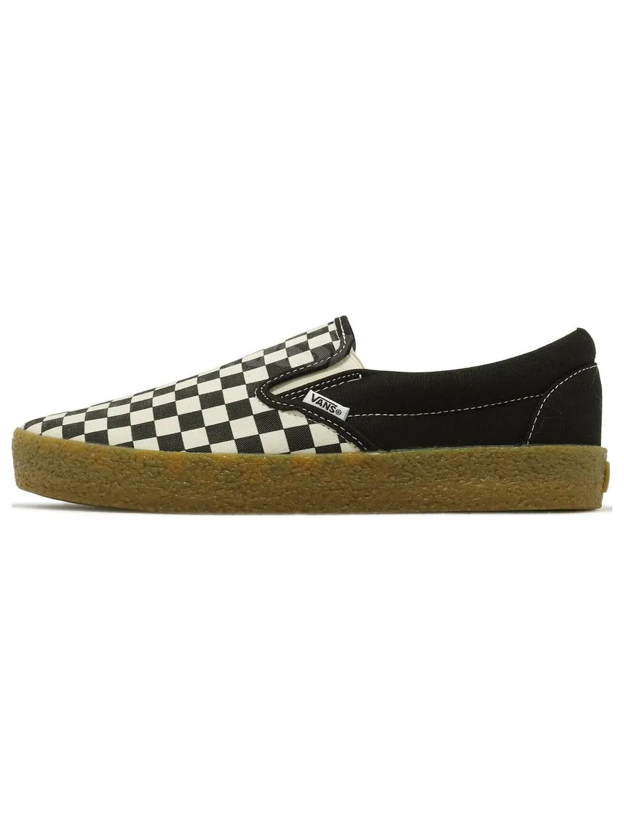 Кроссовки Vans Slip-On Checkerboard 'Black White' — изображение 2 из 5, черный