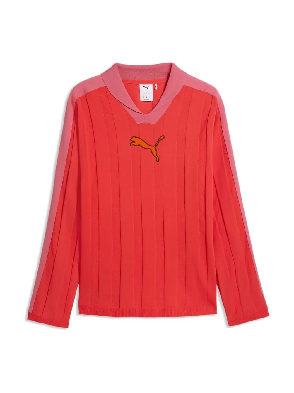 Поло с длинным рукавом Puma T7 'Red Glamour' — изображение 1 из 2, красный