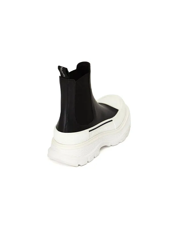 Кроссовки chelsea tread ankle boot 'black white' Alexander Mcqueen — изображение 3 из 4, черный/белый
