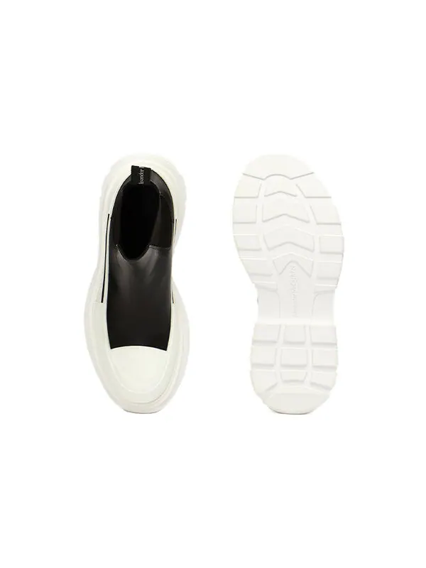 Кроссовки chelsea tread ankle boot 'black white' Alexander Mcqueen — изображение 4 из 4, черный/белый