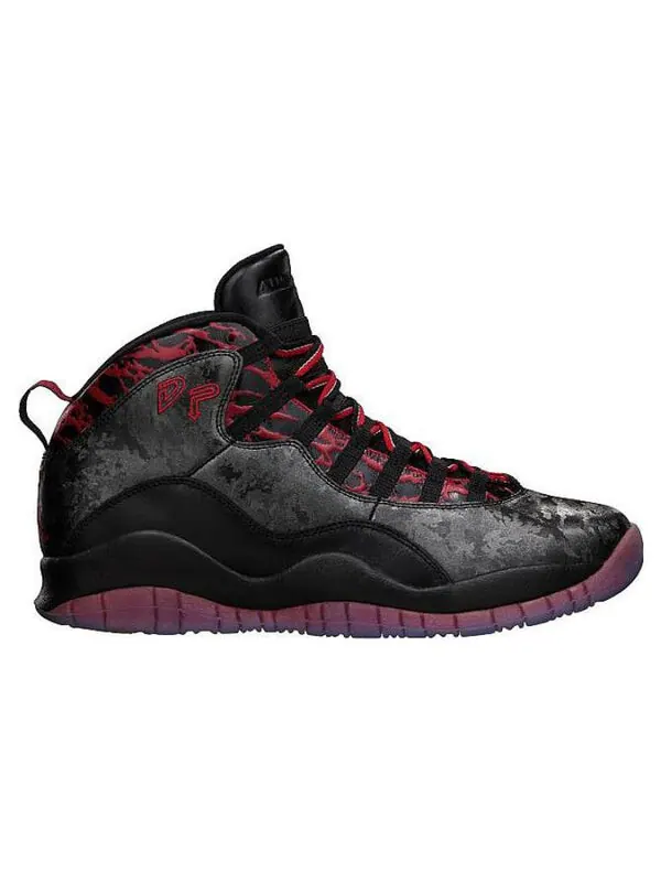 Кроссовки 10 ретро db Air Jordan — изображение 2 из 4, черный/красный