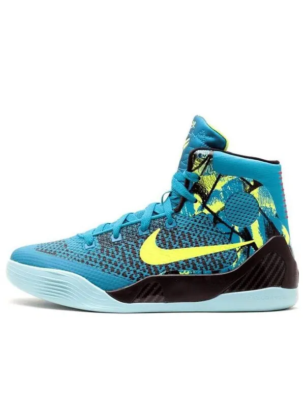 Кроссовки kobe 9 elite Nike — изображение 1 из 4, зеленый/синий