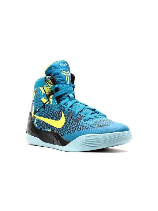 Кроссовки kobe 9 elite Nike — изображение 3 из 4, зеленый/синий