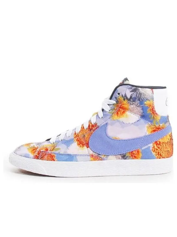 Кроссовки блейзер средний prm vntg qs Nike — изображение 1 из 4, синий/белый