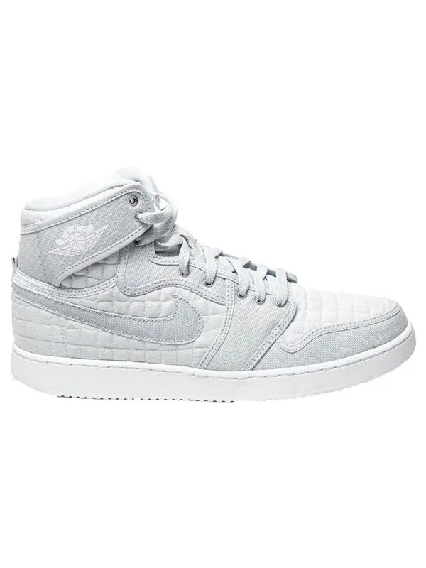 Кроссовки 1 ajko high quilted 'pure platinum' Air Jordan — изображение 2 из 4, платиновый/белый