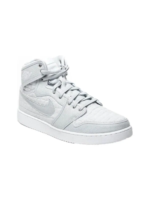 Кроссовки 1 ajko high quilted 'pure platinum' Air Jordan — изображение 3 из 4, платиновый/белый