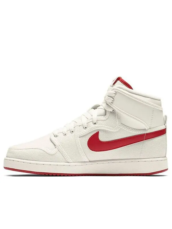 Кроссовки 1 ajko high og 'timeless canvas' Air Jordan — изображение 1 из 4, красный-белый