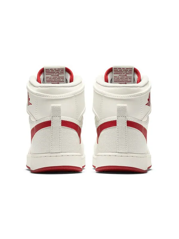 Кроссовки 1 ajko high og 'timeless canvas' Air Jordan — изображение 4 из 4, красный-белый