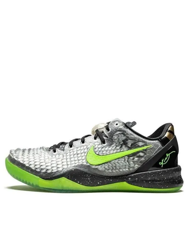 Кроссовки kobe 8 system ss Nike — изображение 1 из 4, черный/зеленый/серый