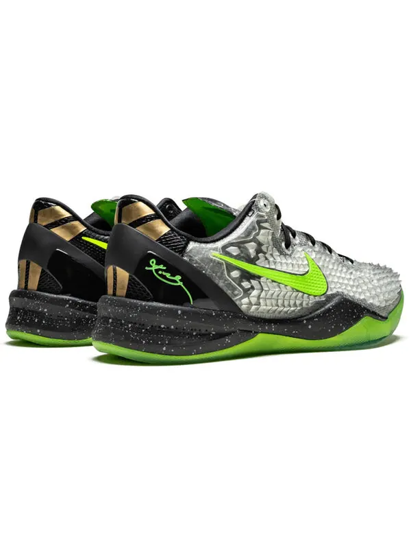 Кроссовки kobe 8 system ss Nike — изображение 3 из 4, черный/зеленый/серый