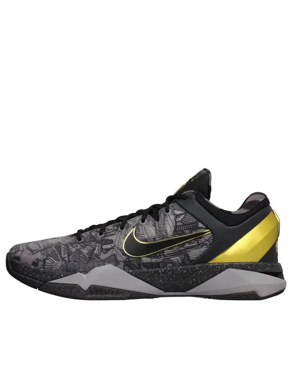 Кроссовки zoom kobe 7 system Nike — изображение 1 из 3, серый/черный