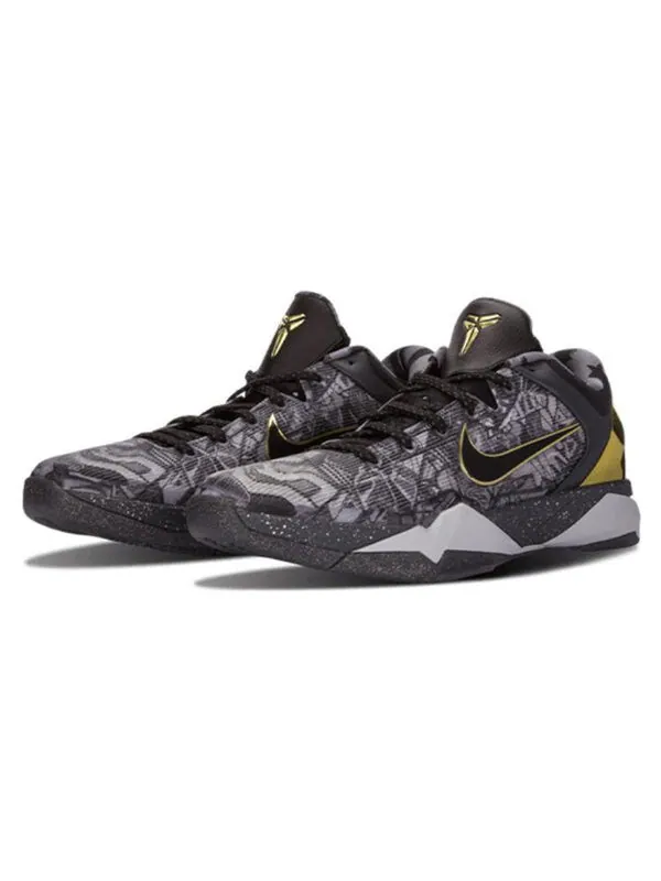 Кроссовки zoom kobe 7 system Nike — изображение 2 из 3, серый/черный