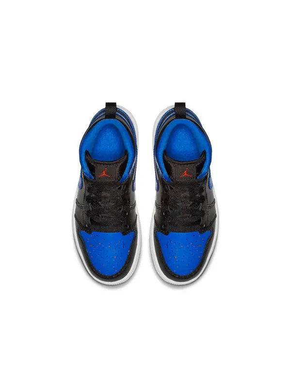 Кроссовки 1 средние Air Jordan — изображение 3 из 4, черный/синий