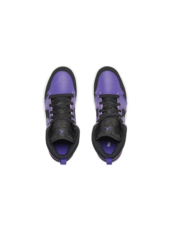 Кроссовки 1 средние Air Jordan — изображение 2 из 4, черный/темный-белый
