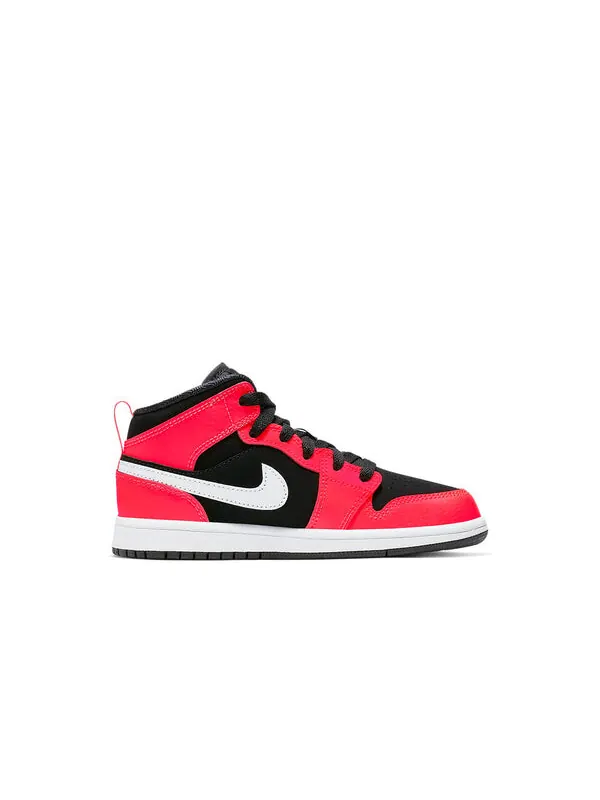 Кроссовки 1 средние Air Jordan — изображение 2 из 4, черный/красный