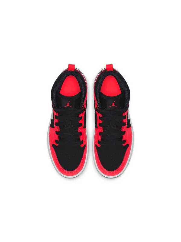 Кроссовки 1 средние Air Jordan — изображение 3 из 4, черный/красный