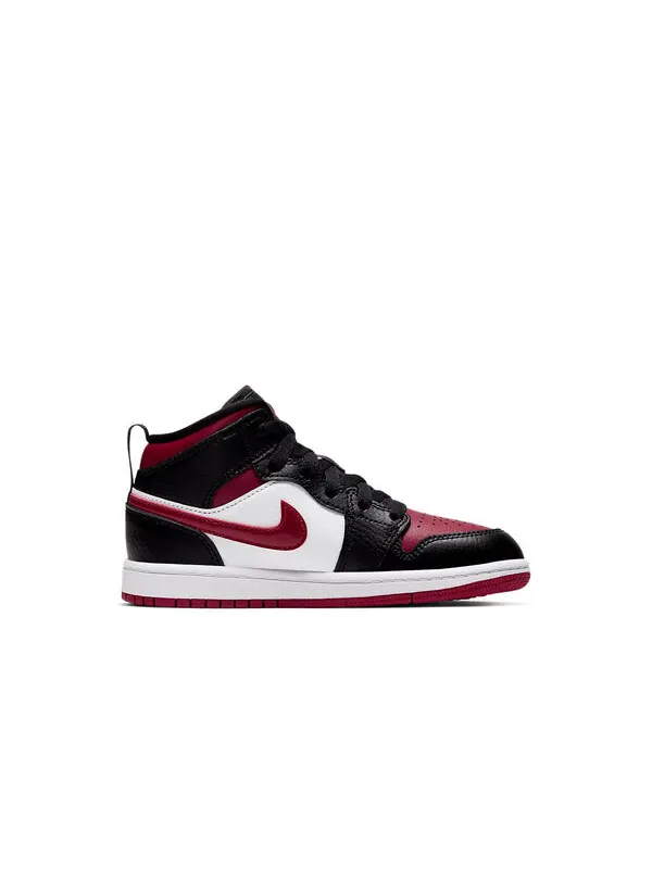 Кроссовки 1 средние Air Jordan — изображение 2 из 4, черный/красный/белый