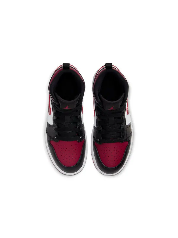 Кроссовки 1 средние Air Jordan — изображение 3 из 4, черный/красный/белый