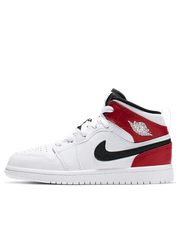 Кроссовки 1 средние Air Jordan — изображение 1 из 4, белый/черный/красный