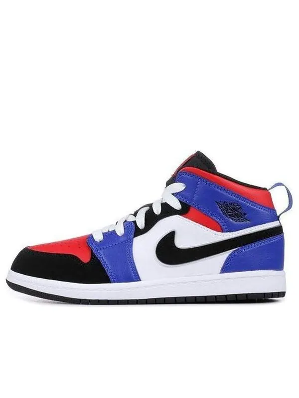 Кроссовки 1 средние Air Jordan — изображение 1 из 4, белый/-красный-черный