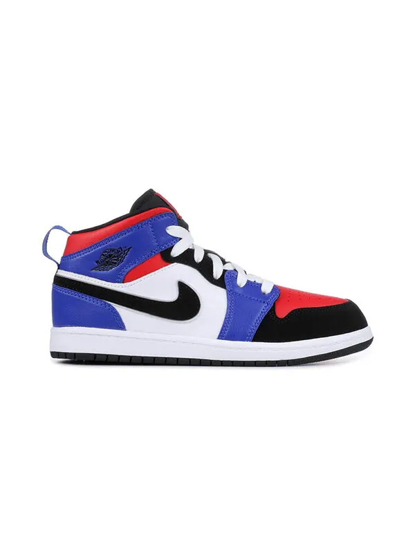 Кроссовки 1 средние Air Jordan — изображение 2 из 4, белый/-красный-черный