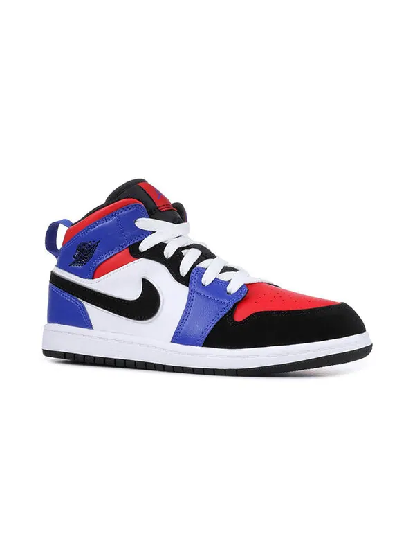 Кроссовки 1 средние Air Jordan — изображение 3 из 4, белый/-красный-черный