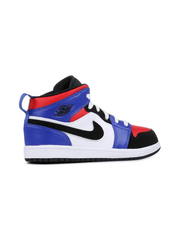 Кроссовки 1 средние Air Jordan — изображение 4 из 4, белый/-красный-черный