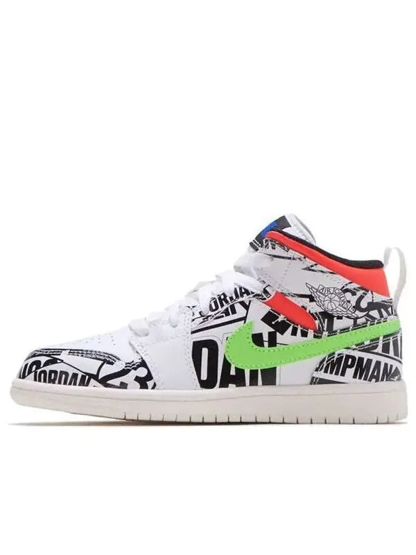 Кроссовки 1 средние Air Jordan — изображение 1 из 4, белый/синий/черный