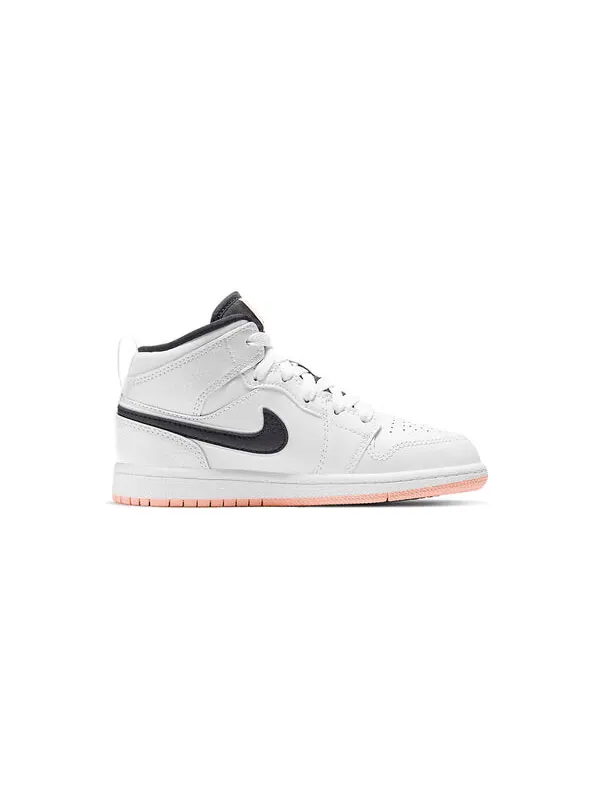 Кроссовки 1 средние Air Jordan — изображение 2 из 3, белый/черный/розовый