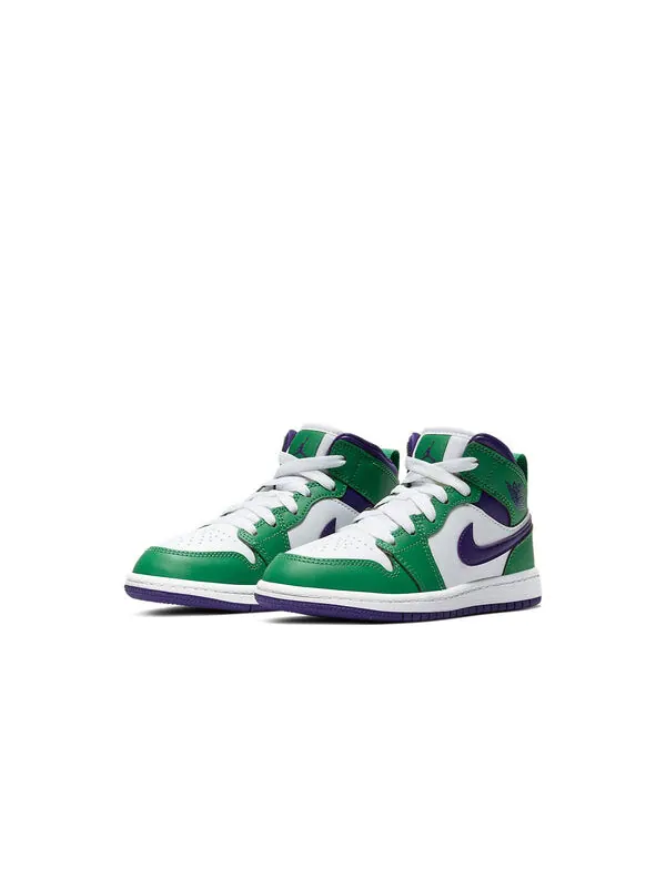 Кроссовки 1 mid 'hulk' Air Jordan — изображение 3 из 4, фиолетовый/белый