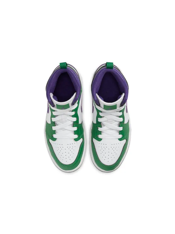 Кроссовки 1 mid 'hulk' Air Jordan — изображение 4 из 4, фиолетовый/белый