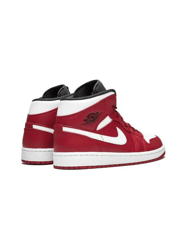 Кроссовки 1 ретро средние Air Jordan — изображение 3 из 4, красный/белый-черный