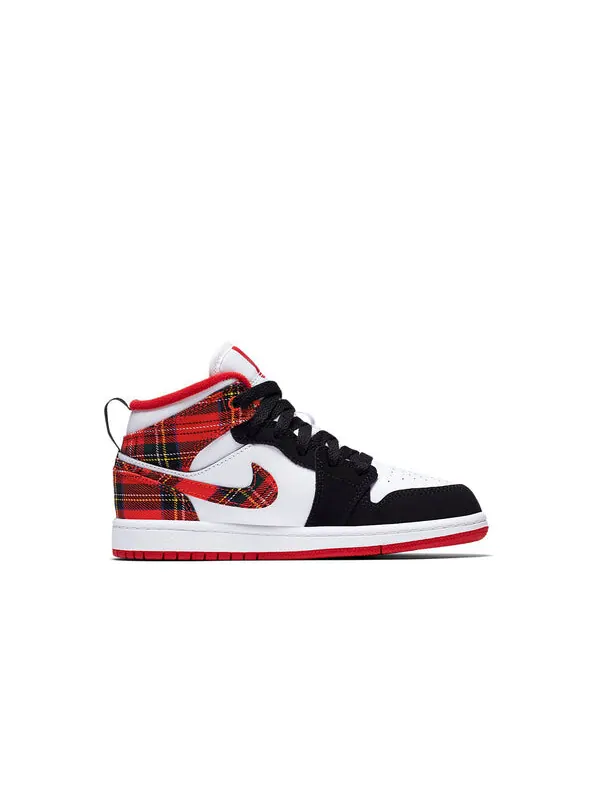 Кроссовки 1 средние Air Jordan — изображение 2 из 4, красный/черный/белый