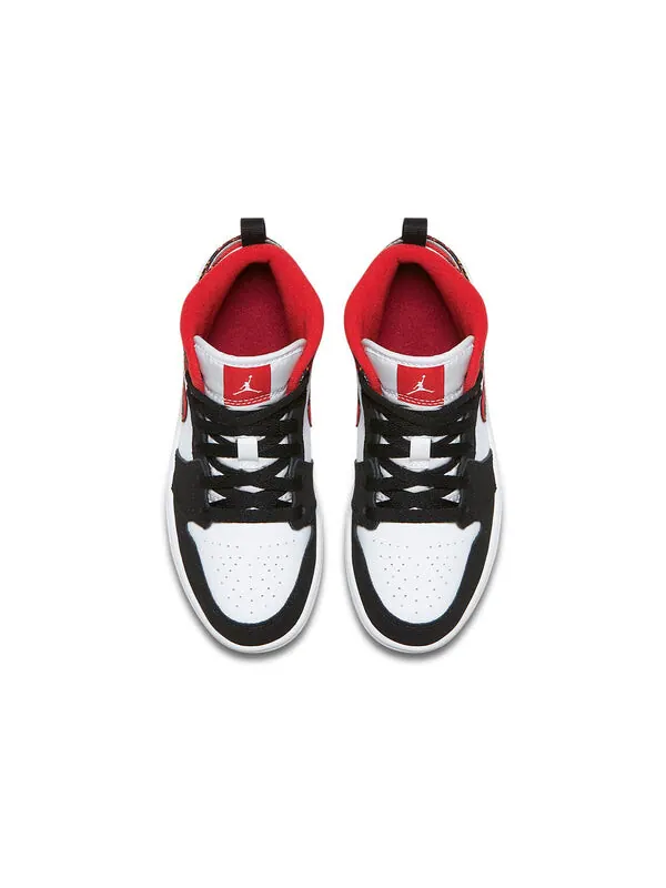Кроссовки 1 средние Air Jordan — изображение 3 из 4, красный/черный/белый