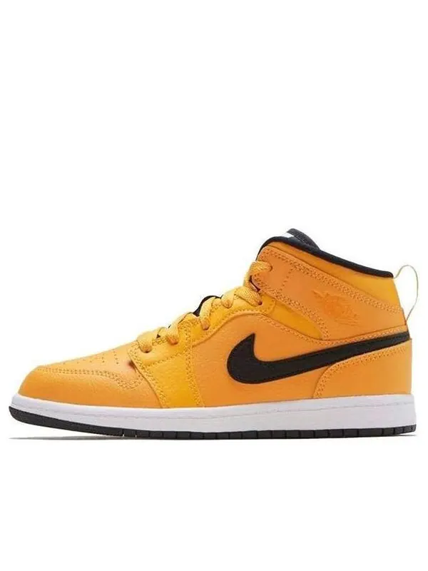Кроссовки 1 средние Air Jordan — изображение 1 из 4, золотистый/черный/белый