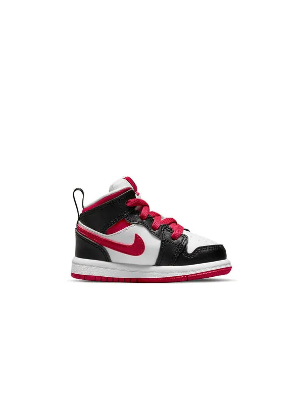 Кроссовки 1 средние Air Jordan — изображение 2 из 4, черный/красный/белый