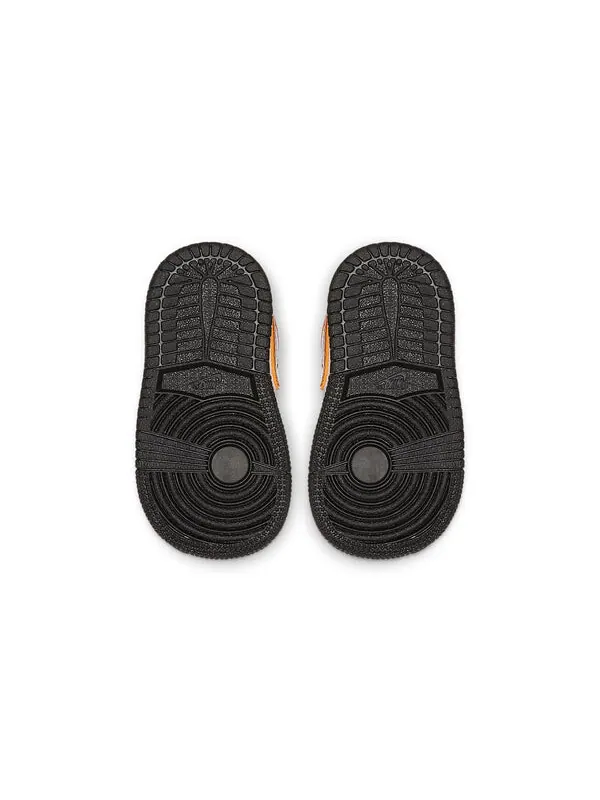 Кроссовки 1 средние Air Jordan — изображение 4 из 4, черный/оранжевый
