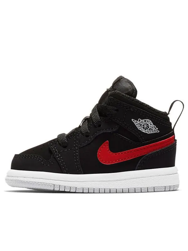 Кроссовки 1 средние Air Jordan — изображение 1 из 3, черный//белый/красный