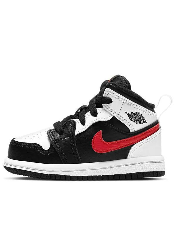 Кроссовки 1 средние Air Jordan — изображение 1 из 4, черный/белый/красный