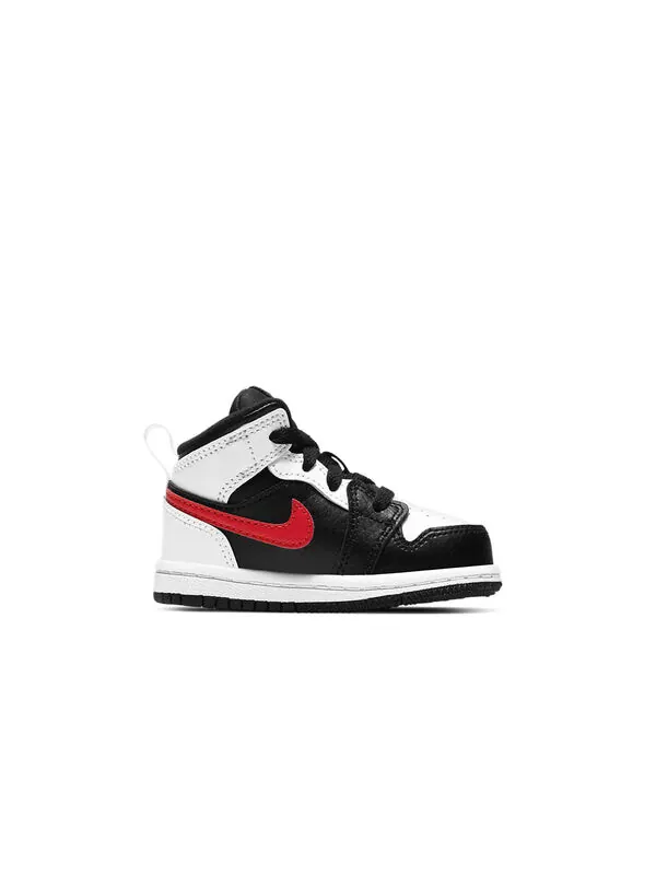 Кроссовки 1 средние Air Jordan — изображение 2 из 4, черный/белый/красный