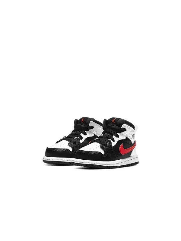 Кроссовки 1 средние Air Jordan — изображение 3 из 4, черный/белый/красный