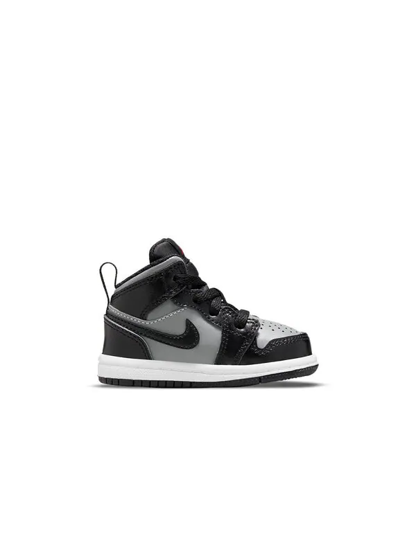 Кроссовки 1 средние Air Jordan — изображение 2 из 4, черный/серый